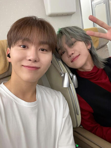 Boo Seungkwan and Xu Minghao